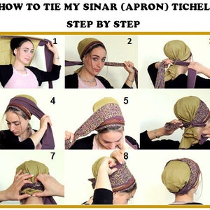 Tutorial How To Tie A Tichel How To Tie My SINAR TICHEL,How To Wrap A
