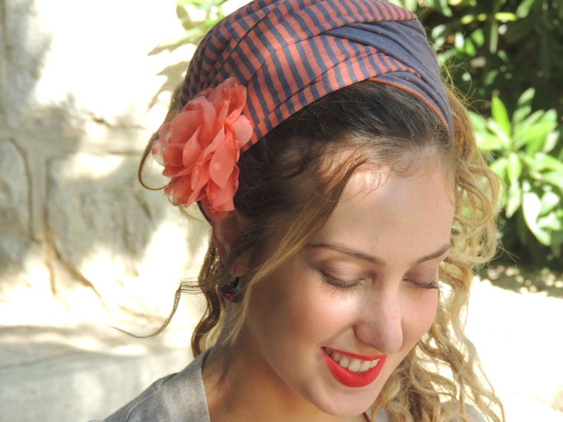 How To Tie My SCARF Diagonally Amazing Headband Bandana Etsy