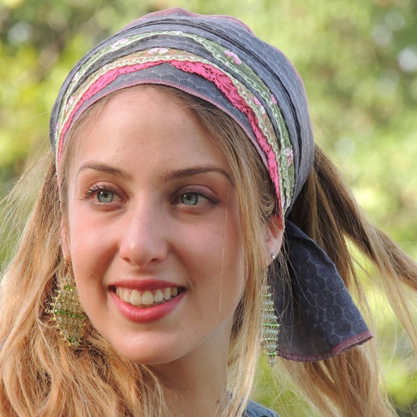 My Favorite & Beloved Headband tichel  ,Snood, Head Scarf,Head Covering,jewish headcovering,Scarf,Bandana,apron