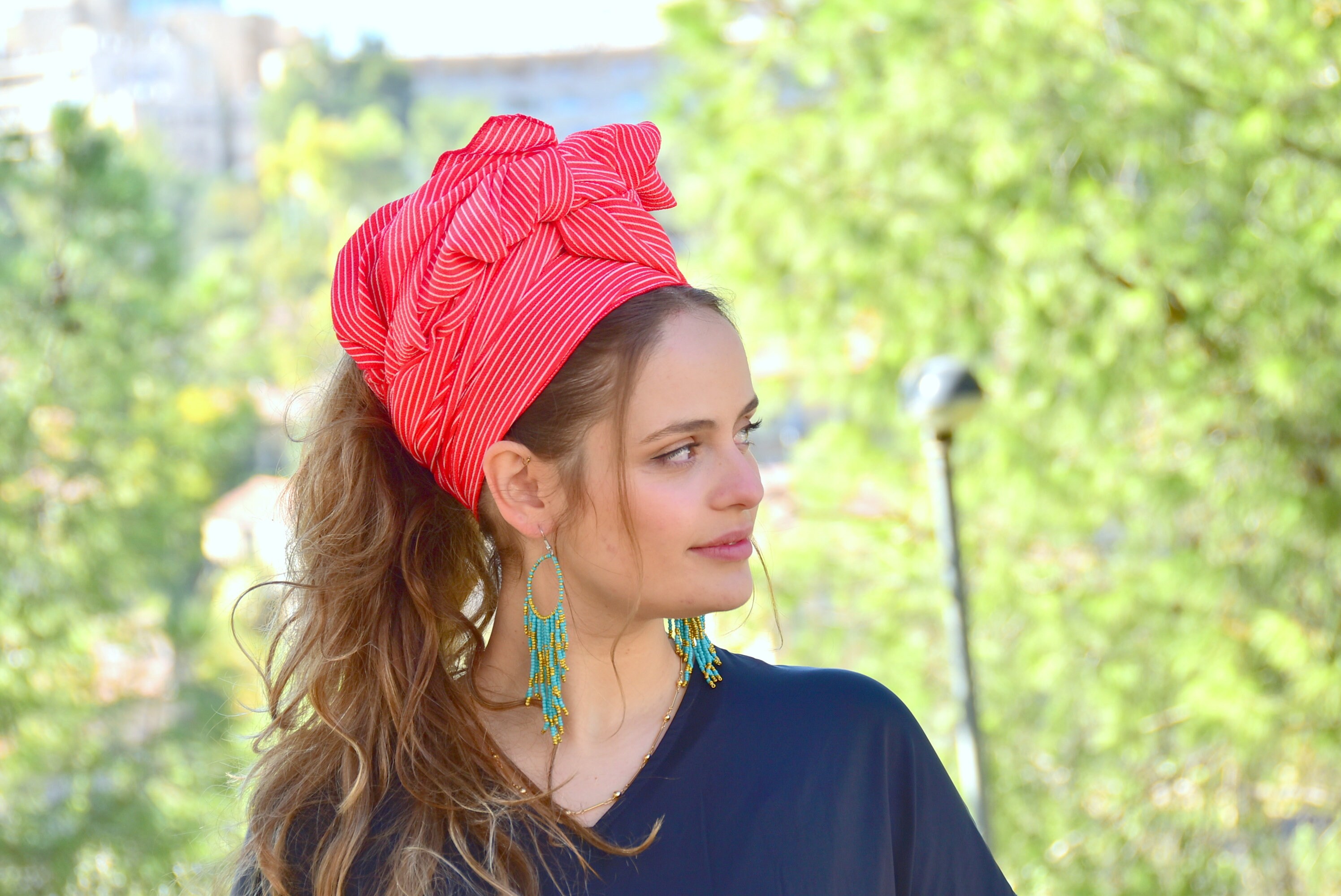 Odem Headscarf TICHEL, Hair Snood, Chemo Snood, Head Scarf