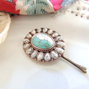 Victorian Antique Style Hair Pin, Bridal Hairpin, Veil,  Jewelry, Accessories, Hair pin, Amazing Vintage Pin Blue Stone, Bobby Pin