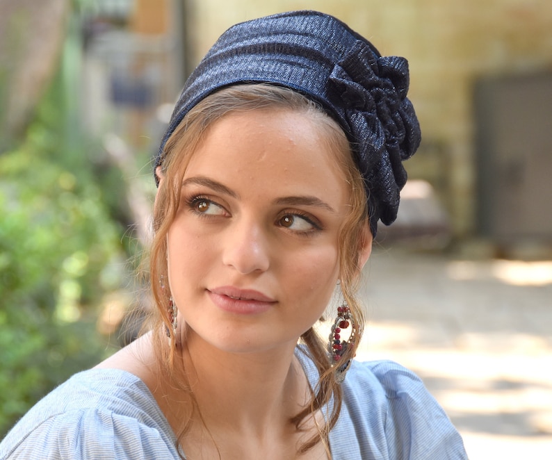 blue bandana for hair