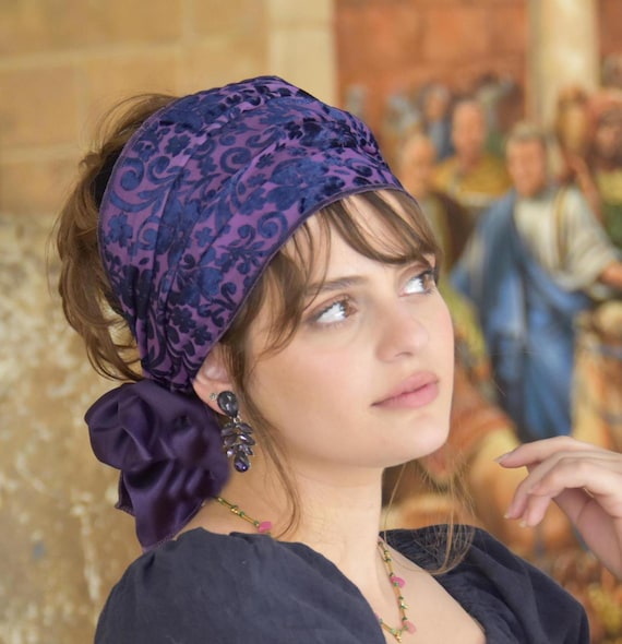 Iris Gorgeous Headband, Amazing Bandana, Tichel, Hair Snood  display picture 1