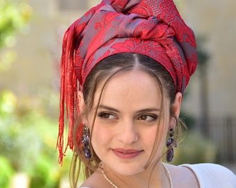 Genesis Gorgeous Headscarf Tichel, Snood, Head Scarf, Head