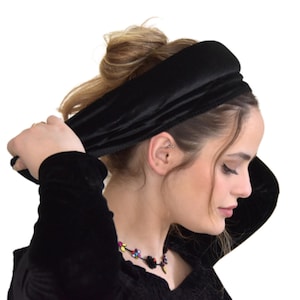 QuickBobi, diadema de gran volumen y diadema antideslizante. Ideal para usar debajo de la diadema Tichel, pañuelos para la cabeza, cubrecabezas, pañuelo judío, bandana.
