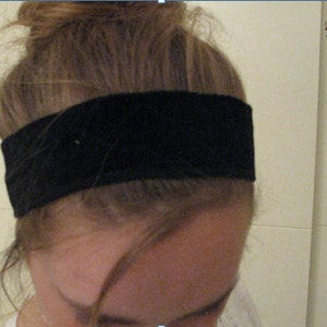 Non-Slip No Slip Headband Black Great for Tichel, Head scarves, wigs, Tichel, Head Coverings, Jewish Headcovering, Scarf, Bandana, Apron image 4