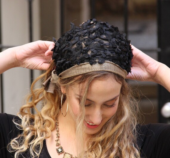 Sparkling Gold Black Headband Amazing Bandana Tichel Hair Etsy