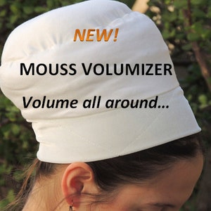 NEW- MOUSSE VOLUMIZER -All In One Hat Boubou Bobo Great under tichel,head scarves, chemo,head coverings volumizing hijab headpiece bun