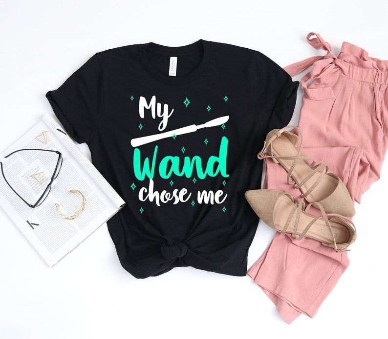 Surgeon Surgery Resident Intern Funny T Shirt My Wand Chose Me Short Sleeve Unisex Tee Surgical Scrub Tech Technologist