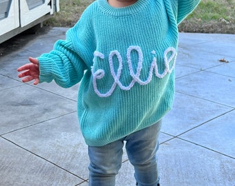 Pull surdimensionné personnalisé pour tout-petit