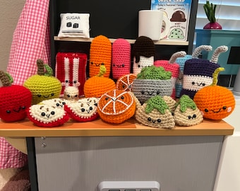 Snack pack bundle  // crochet food // amigurumi // play food
