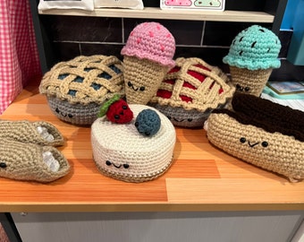 Confection collection bundle  // crochet food // amigurumi // play food
