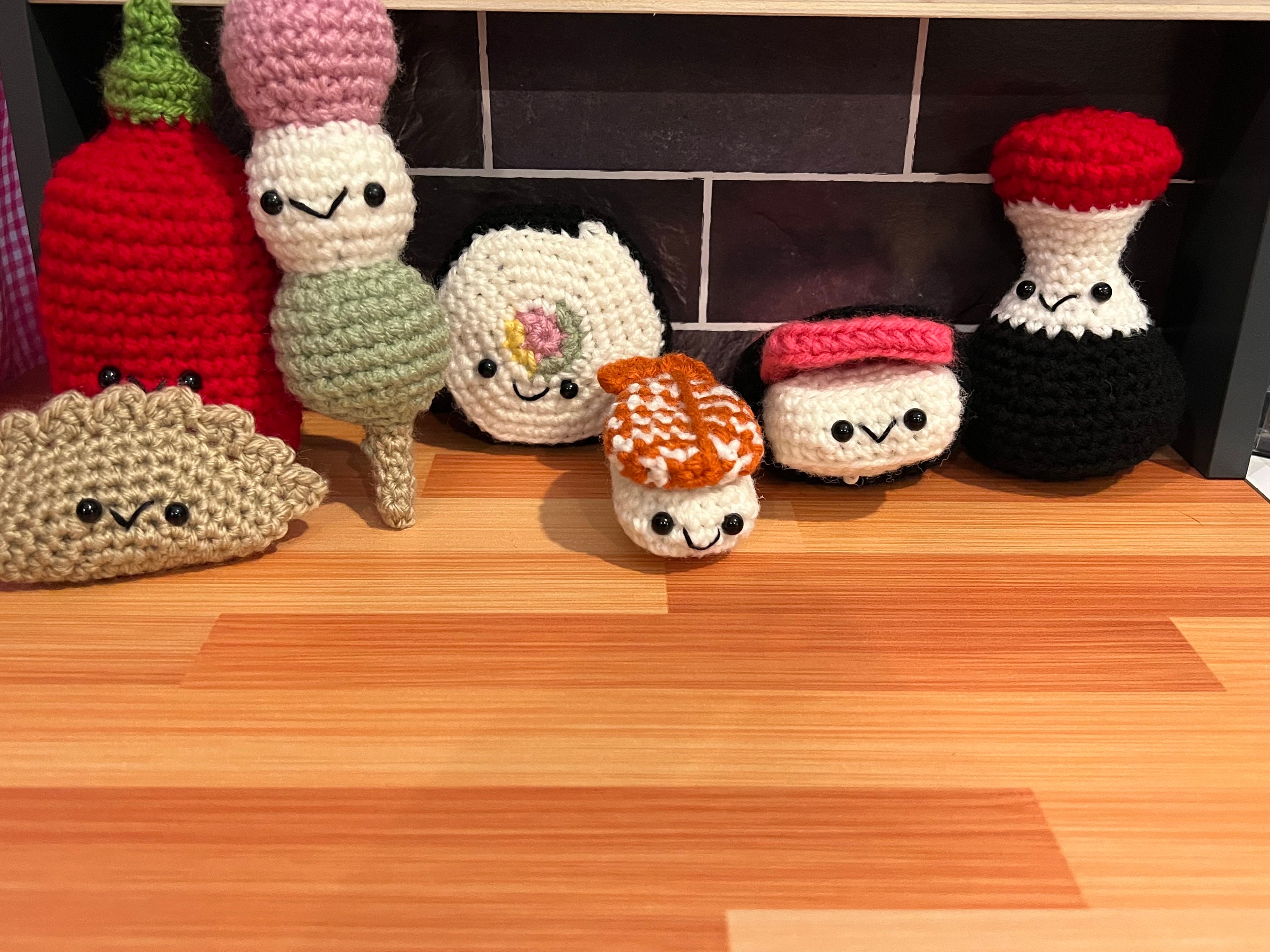 Sushi collection bundle  // crochet food // amigurumi // play food