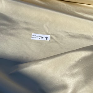 Fabulous Quality 100% Taffeta Silk - DARK IVORY!!!