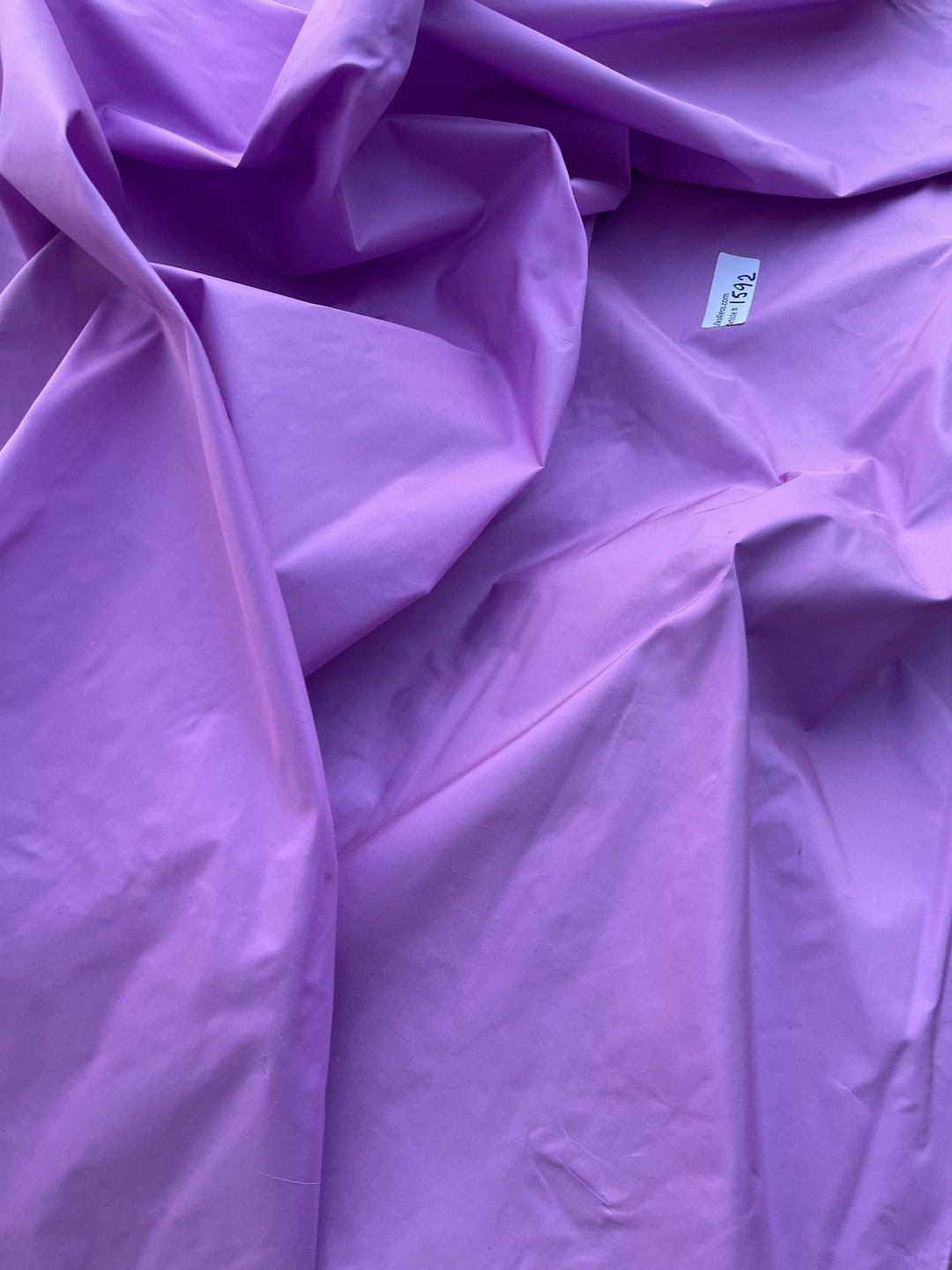 Iridescent Peach Pink/Opal Grey Taffeta Silk Fabric main image 1