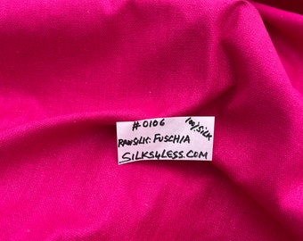 Exquisite Quality 2 Ply Raw Silk Matka - FUCHSIA!!!