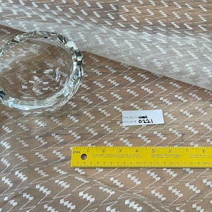Exquisite Quality Silk Organza Sheer Embroidery - WHITE!!!