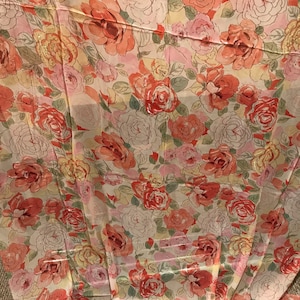 Exquisite Quality Silk Chiffon Printed/ Hand Embroidered - FLORAL!!!