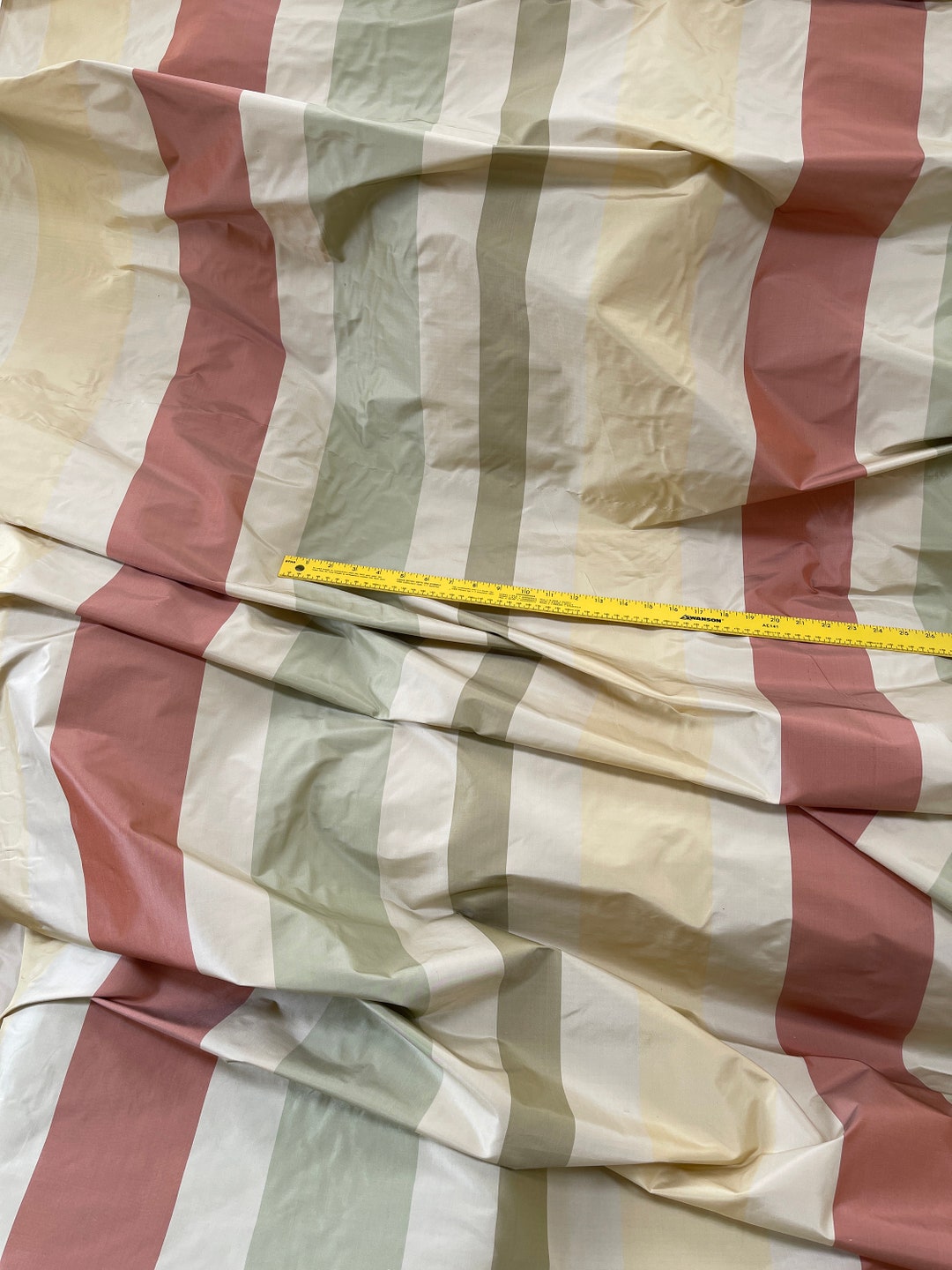 Red Gold 086 Silk Taffeta Plaids & Stripes main image 0