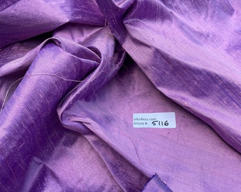 Iridescent 100% Silk Dupioni, Hand Woven, Orchid 44" Wide, By Yard - Apparel/Accessories!!!