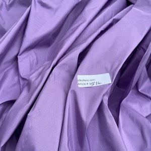 Fabulous Quality Silk Taffeta Iridescent, By The Yard - LILAC!!!