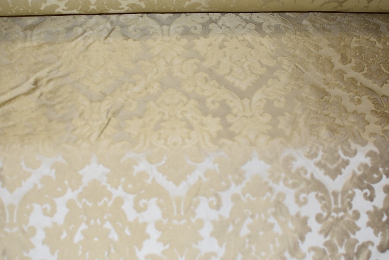 100 Silk Satin Damask Fabric 5455 Wide By The Yard. Etsy