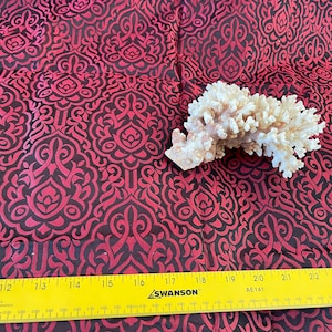 Upholstery Weight 100% Silk SATIN Heavy Jacquard Fabric, 54-55&quot; Wide