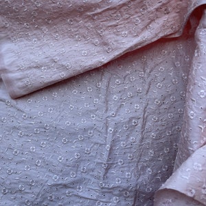 Exquisite Quality Silk Shantung Bridal Embroidery - BABY PINK!!!