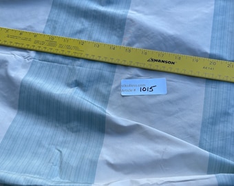 100% Silk Taffeta Stripes In Sky Blue/Off-White, 54" Wide, By Yard - Apparel/Home Decor!!!