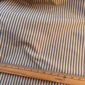 Designer Quality Silk Taffeta Stripes - GRAY/ IVORY/ STEEL!!!