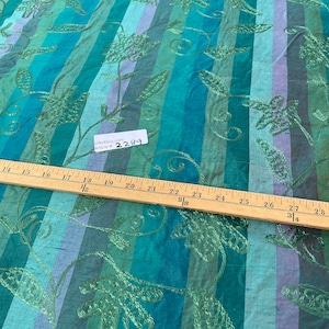 Exquisite Quality Silk Shantung Embroidery  - GREENS!!!
