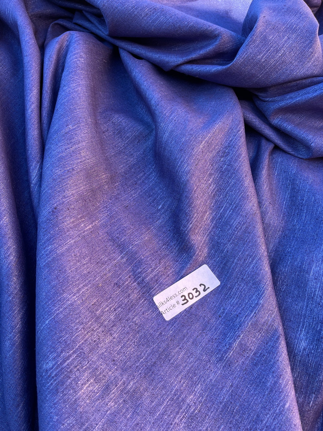 Fabulous Quality Heavy Raw Silk Tussah DARK BLUE - Etsy