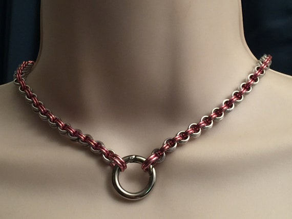 BDSM Discreet Collar, Submissive Jewelry, Discreet Day Collar, Unisex Slave...