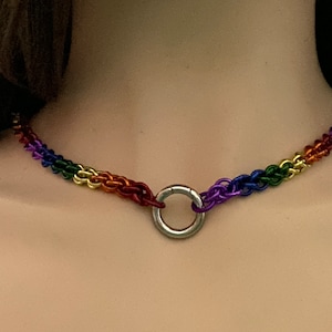 LGBT Pride Necklace, LGBTQ Pride Necklace, Pride Rainbow Jewelry, Colorful LGBT necklace, lgbt jewelry, gay pride necklace, Gift for lgbtqa