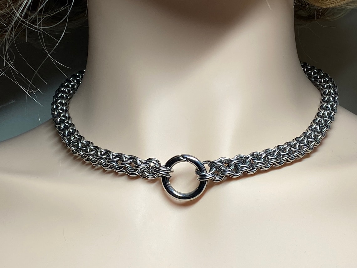 BDSM Collar Submissive Collar 24/7 Everyday Wear Collar Etsy