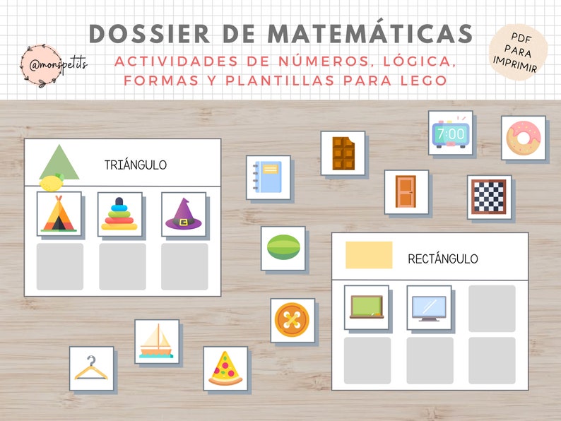 Dossier de Matematicas Logica Formas Números Imprimible Educativo para Niños Educacion Infantil image 1