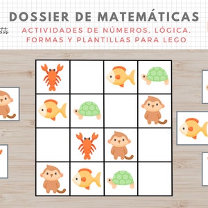 Dossier de Matematicas Logica Formas Números Imprimible Educativo para Niños Educacion Infantil image 4