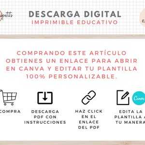 Plantillas de Rutinas con 216 tarjetas de tareas para niños, EDITABLE en Canva, Español, Català, Imprimible en PDF, Digital, Homeschooling image 8