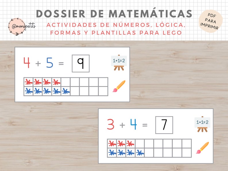 Dossier de Matematicas Logica Formas Números Imprimible Educativo para Niños Educacion Infantil image 2