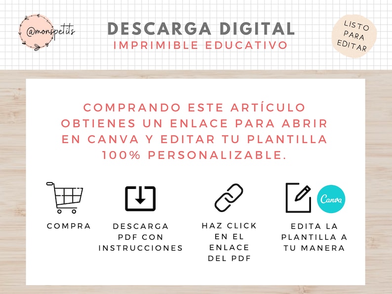 216 tarjetas de Rutinas Grandes para Niños, EDITABLE en Canva, Español, Català, Imprimible Educativo, Plantilla PDF, Digital, Homeschooling imagen 7