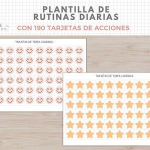 Plantilla Tareas Diarias, Rutinas Niños, Organización, Planificador, Español Català, Imprimible Educativo, Descarga Digital, Homeschooling image 8