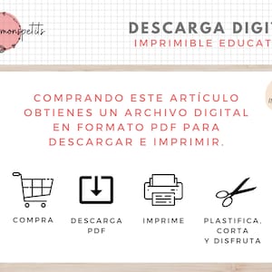 Tabla de Recompensas, Hábitos Rutinas Niños, Español, Català, Descarga Digital, Imprimible Educativo, Homeschooling, Educación, Aprendizaje imagen 7