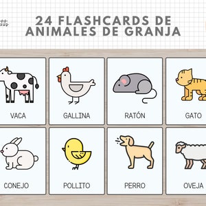 210 Flashcards Vocabulario Para Bebes Y Niños Imprimible 