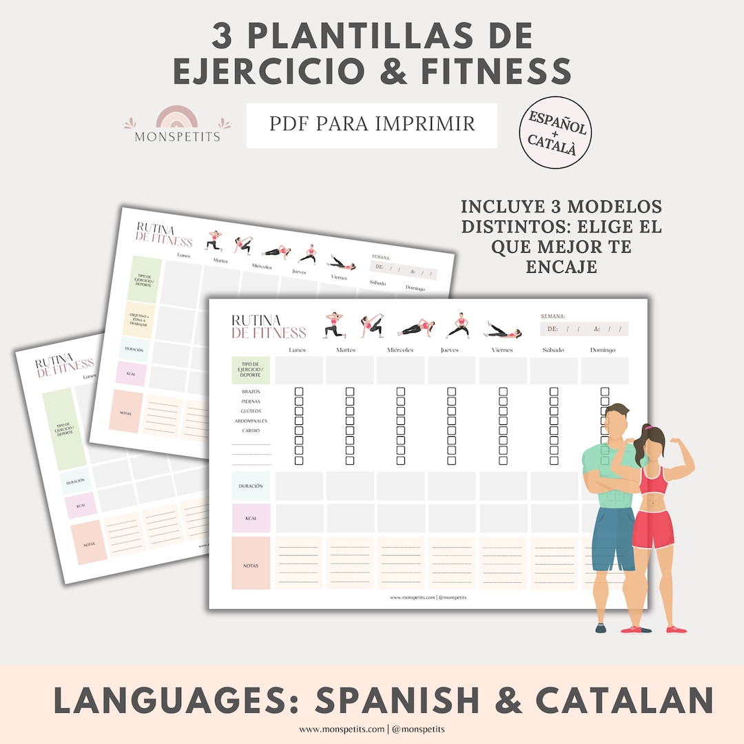 Calendario Rutinas Musculacion Calendario Rutina Cardio Xl