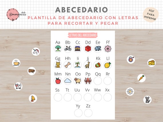 Plantilla Abecedario para recortar Descargable para Niños -  Portugal