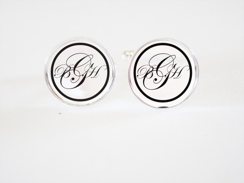 Mens Gift Set Tie Clip Cufflink Monogrammed Tie Etsy