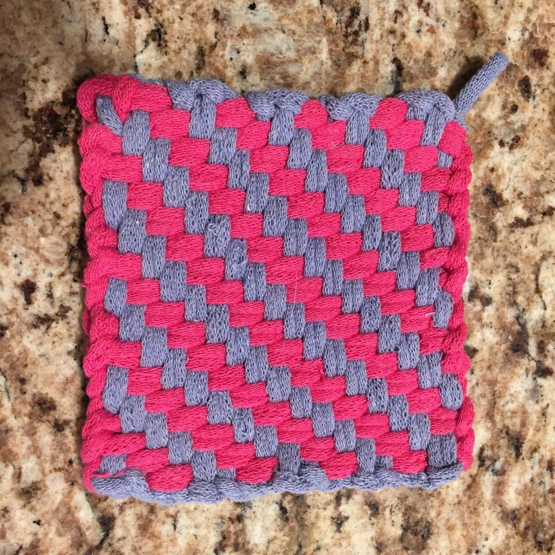 Loop Potholder Patterns Diagonal Pattern Etsy