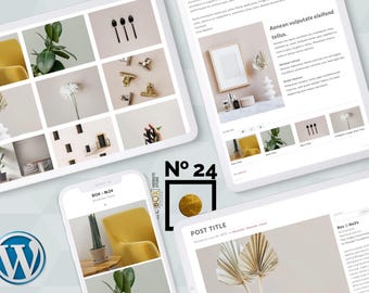 Box ⊡ No24  ⊳ WordPress Theme | Minimal Grid. Maximum Control