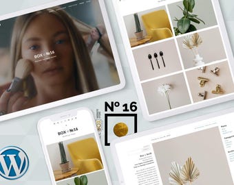 Box ⊡ No16  ⊳ WordPress Theme | Fullscreen Impact, Minimal Effort