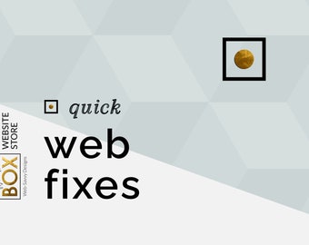 QUICK WEB FIXES: Custom Code Tweaks & Design Touch-Ups